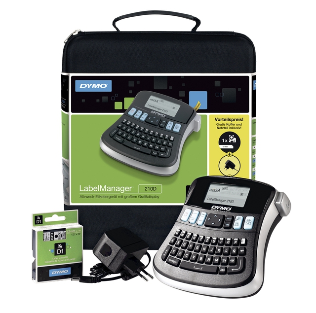 Dymo LabelManager 210D Kit Qwerty Dymo LabelManager 210D Kit Qwerty