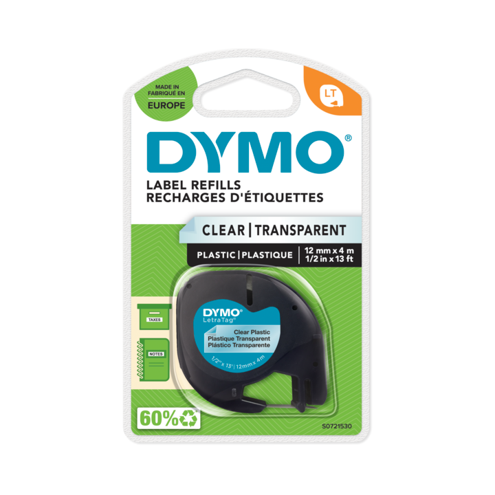 Dymo LetraTag tape clear Dymo LetraTag tape clear