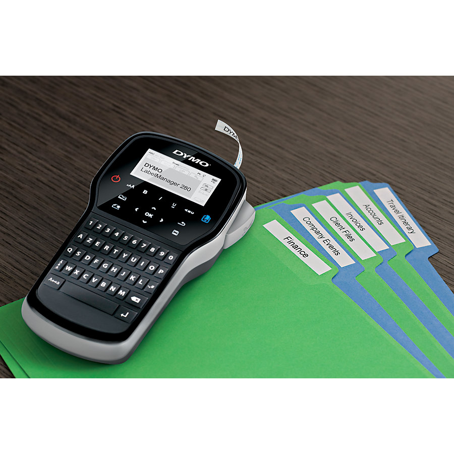 De LabelManager helpt u om nette tabruiters te maken De LabelManager helpt u om nette tabruiters te maken