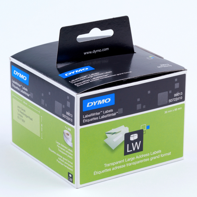 99013 Brede transparante etiketten 99013 Brede transparante etiketten