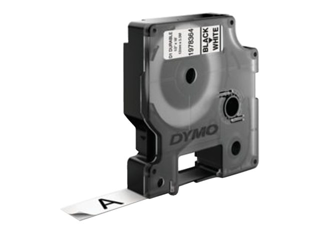Dymo 1978364 duurzame D1 tape zwart op wit 12mm Dymo 1978364 duurzame D1 tape zwart op wit 12mm